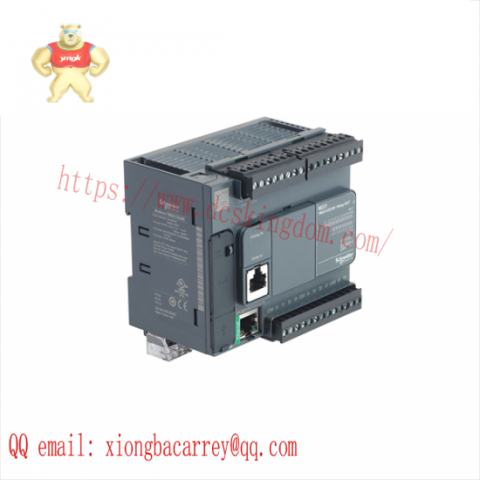 Schneider Electric TM221CE24R Controller: M221 24I/O Relay Ethernet Module