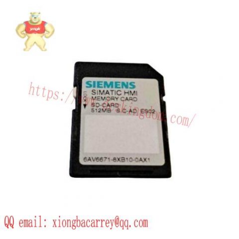 SIMATIC SD Memory Card 6AV6 671-8XB10-0AX1 by Siemens, for Industrial Control Solutions