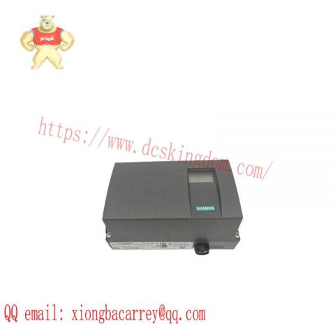 SIEMENS 6DR5010-0EG00-0AA0: Precision Control for Industry, Advanced Electropneumatic Positioner