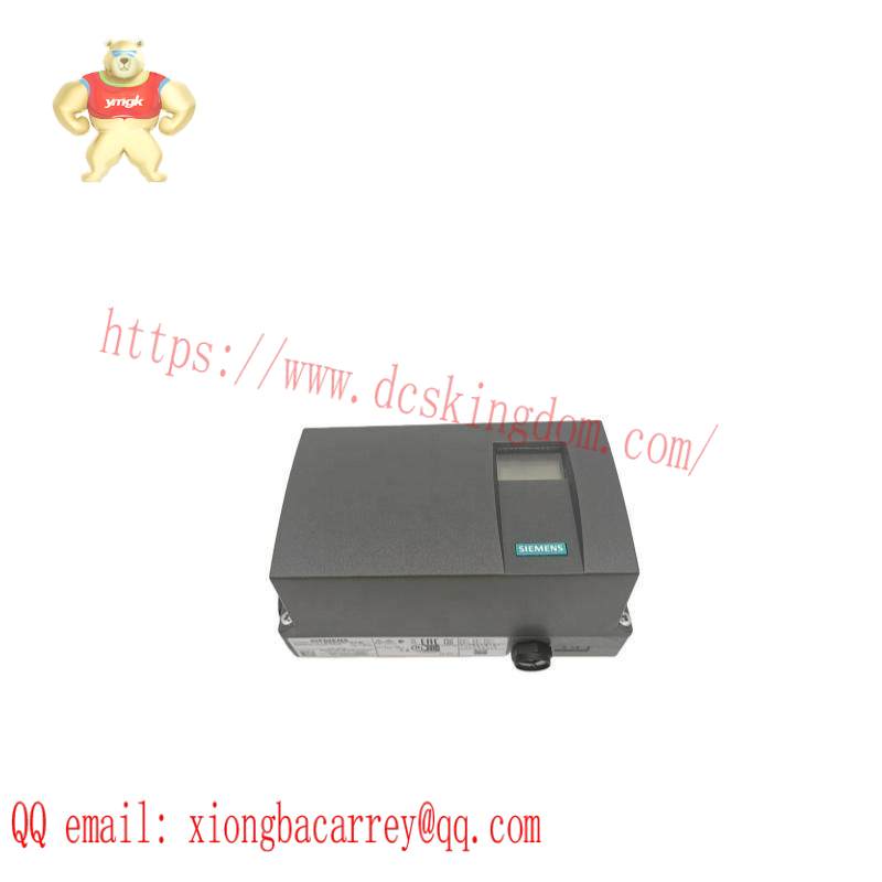 siemens_6dr5010-0eg00-0aa0_electropneumatic_positioner.jpg SIEMENS 6DR5010-0EG00-0AA0: Precision Control for Industry, Advanced Electropneumatic Positioner