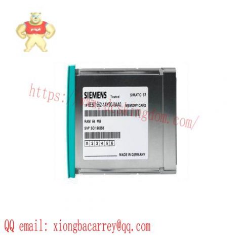 SIEMENS 6ES7952-1AS00-0AA0 RAM Memory Card for Industrial Control Applications