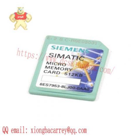 SIEMENS 6ES7953-8LJ00-0AA0 Memory Card for Industrial Control Applications