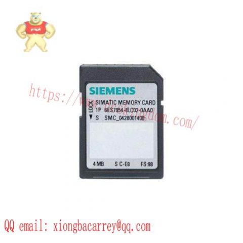 Siemens 6ES7954-8LC02-0AA0 Memory Card for Industrial Control Systems