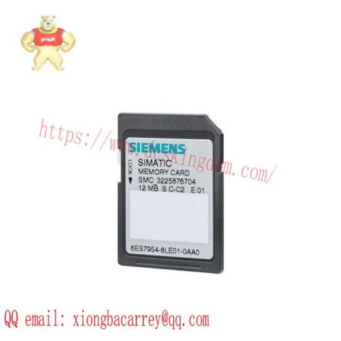 SIEMENS 6ES7954-8LE03-0AA0 Memory Card for Industrial Control Systems