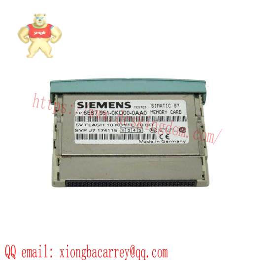 siemens_6es7_951-0kd00-0aa0_flash_memory_module.jpg Siemens 6ES7 951-0KD00-0AA0 Flash Memory Module - Advanced Industrial Storage Solution