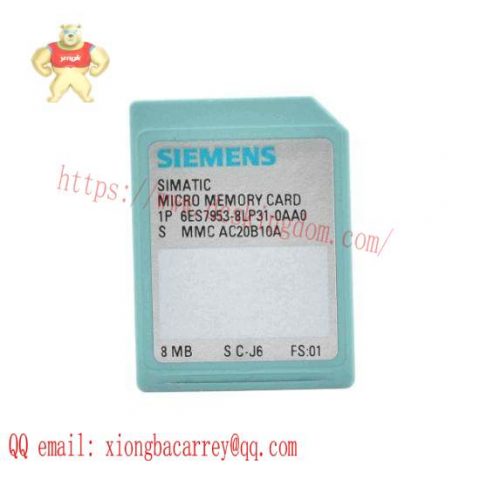 Siemens 6ES7 953-8LP31-0AA0 Memory Card for Industrial Control