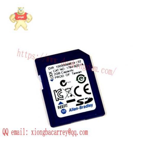 Allen Bradley 1784-SD2 Secure Digital (SD) Memory Card, Industrial Automation Module