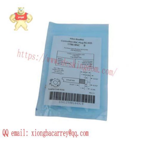 Allen-Bradley 1786-BNC/B ControlNet Media Coaxial BNC Connector, Precision for Industrial Control Solutions