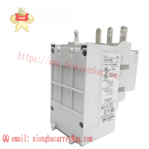 AB Overload Relay, Model 193EC3EE1890A, Advanced Industrial Control Module