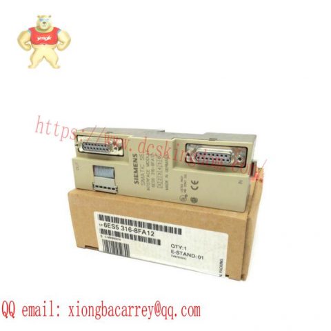 SIEMENS 6ES5316-8FA12: Advanced IM316F Interface Module for Enhanced Control Solutions