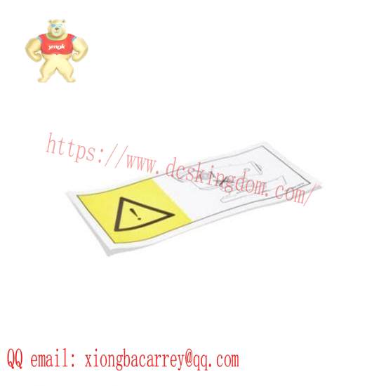 abb_3hac020611-001_warning_label_robotic_parts.jpg ABB 3HAC020611-001: Robotic Parts Warning Label, Precision Manufacturing, Safety Solutions