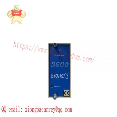 Bently Nevada 3500/15-05-00 Power Supply; Manufacturer:bently-nevada