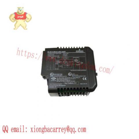 EMERSON KJ3102X1-BE1 | 12P2703X052 | HART 8 Channel Module