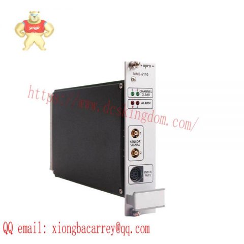 EPRO MMS6110 PLC Power Supply, EPRO Type Designation: PLC, Relative Rotor Vibration Monitor