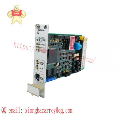 Emerson MMS6350 Digital Overspeed Protection System - High-Performance Module for Industrial Control