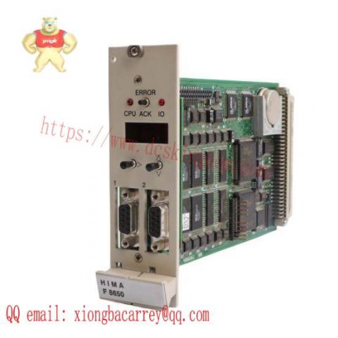 HIMA F8650 CPU Controller, Industrial Automation Control Module