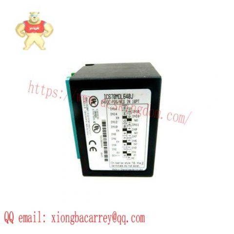 General Electric FANUC IC670MDL640J Input Module: Advanced Industrial Control Solutions