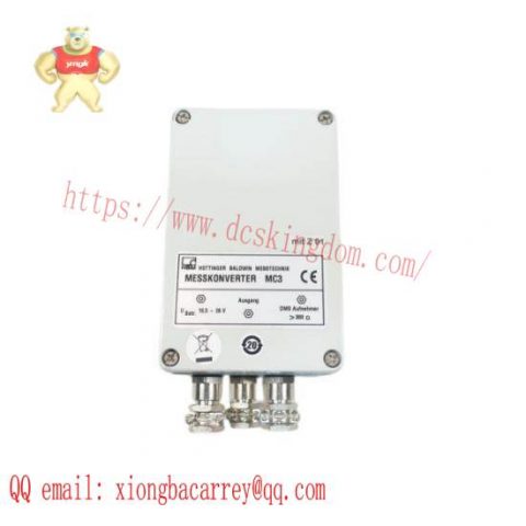 HBM MESSKONVERTER MC3 - High Precision Pressure Converter, Model 302, Industrial Grade Sensor Modules