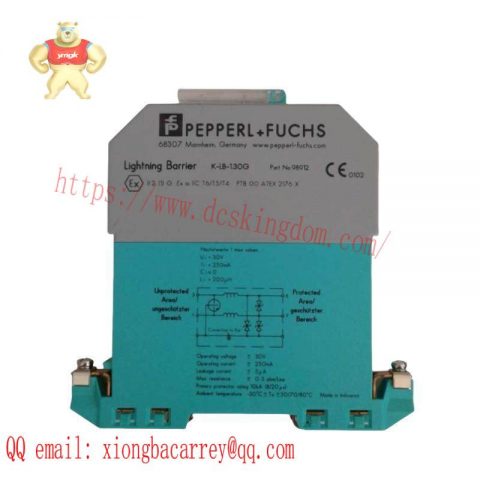 Pepperl Fuchs K-LB-1.30G Surge Protection Barrier: Comprehensive Protection for Industrial Control Systems