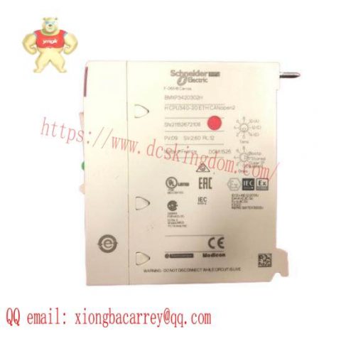 Schneider Electric BMXP3420302H: Industrial-grade CPU Processor Module