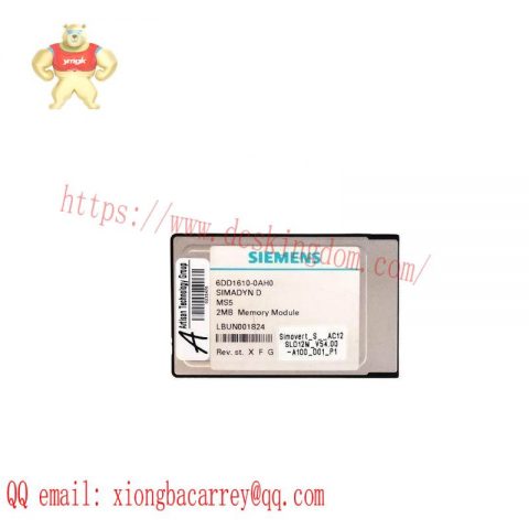Siemens 6DD1610-0AH0 SIMADYN D Memory Submodule for High-Performance Technological Applications
