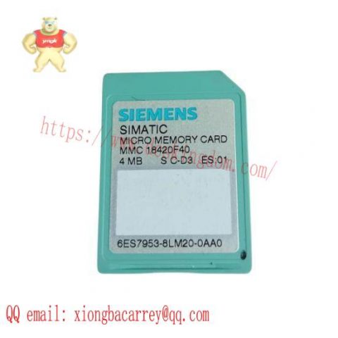 Siemens 6ES7 953-8LM20-0AA0 Micro Memory Card - Industry Standard PLC Component
