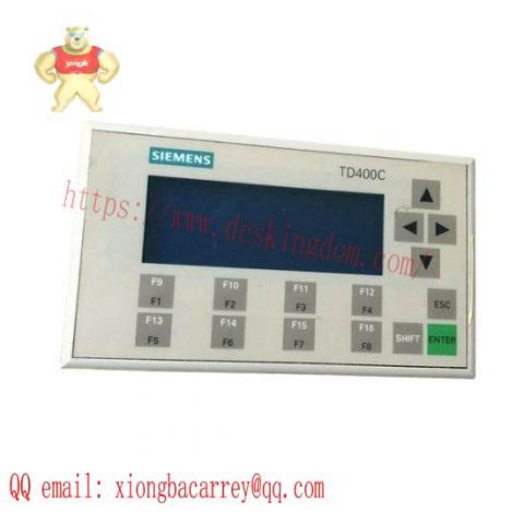 SIEMENS SIMATIC TD400C Operator Panel, 6AV6640-0AA00-0AX1