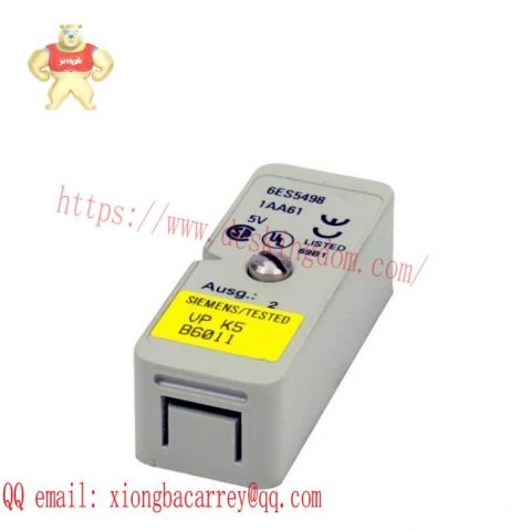 SIEMENS 6ES5498-1AA61 Analog Input Sub Module: Precision, Efficiency, and Reliability in Industrial Control Systems