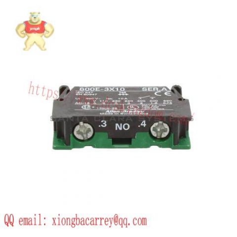 AB 800E-3X10 Contact Block - Industrial Control Module