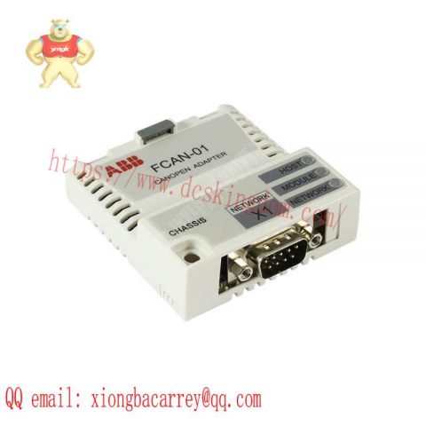 ABB FCAN-01 Adapter: Advanced CAN Bus Interface for Industrial Automation, 200 characters or less