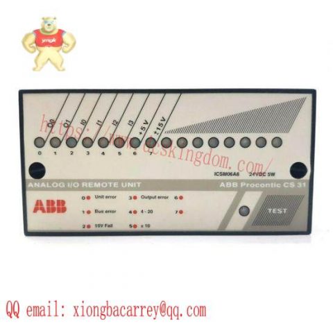 ABB ICSM06A6 Analog I/O Remote Unit - Industrial Automation Solutions