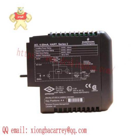 Emerson DeltaV VE4005S2B1 Analog Output Card - Precision Control for Industrial Automation