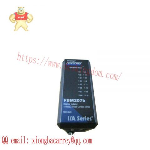 FOXBORO FBM207B - Channel Isolated 16 Input Module for Enhanced Automation Solutions