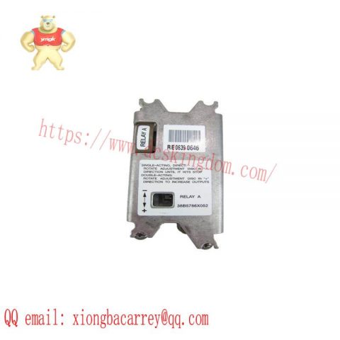 FISHER 38B5786X052 Relay Assembly for Industrial Control Systems