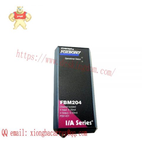 Foxboro FBM204 Interface Module: Advanced Control Solutions for Industrial Automation