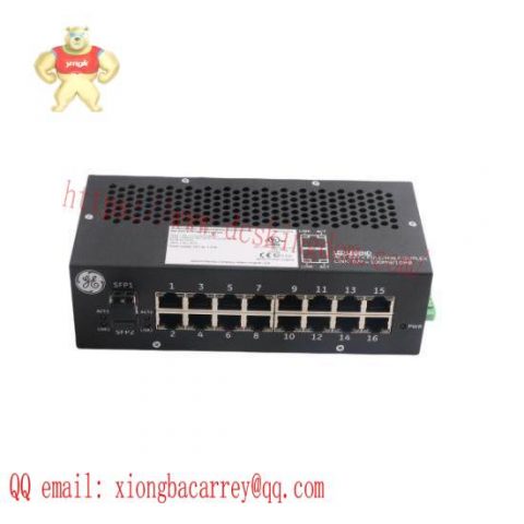 GE IS420ESWBH1A Ethernet Switch with Fiber, for Industrial Automation