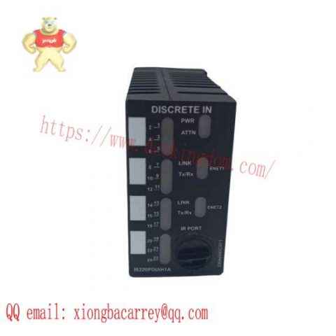 GE IS220PDIAH1A Discrete I/O Pack, Industrial Control Module