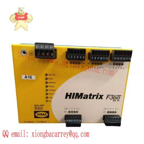 Hima F3 DIO 8/8 01 | Hiamtrix F3 DIO 8/8 01 | Control Module, Industrial Automation