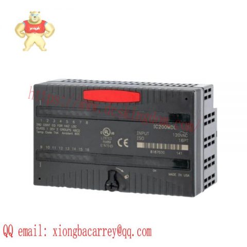 GE IC200MDL241: 16-Point AC Input Module for Industrial Control Systems