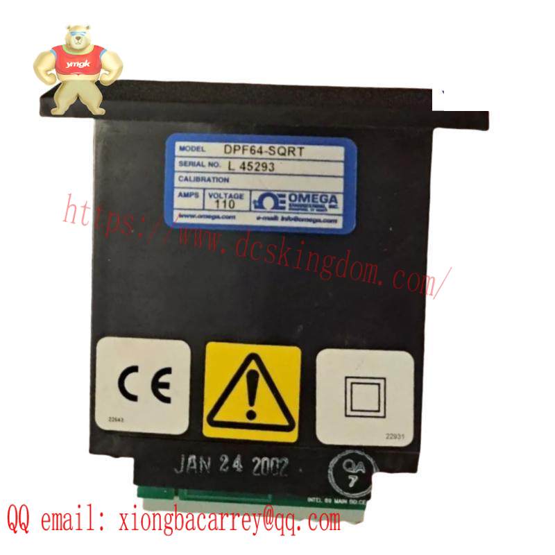 omega_dpf64-sqrt_dpf64-sqrt_110_220vac_rate_meter.jpg Omega DPF64-SQRT 110/220VAC Rate Meter - Advanced Power Consumption Measurement Solution