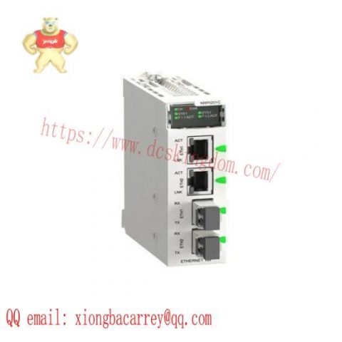 Schneider Electric BMXNRP0201 Fiber Optic Converter Module for Industrial Automation