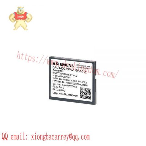 SIEMENS 6AU1400-2PA02-0AA0 1 GB Compact Flash Card for Industrial Control Systems
