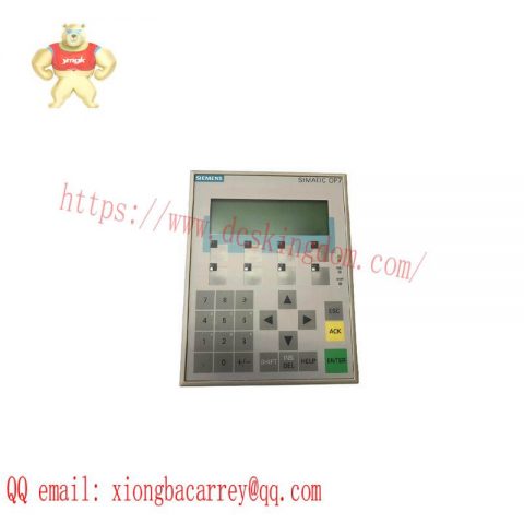 SIEMENS 6AV3607-1JC20-0AX1: High-Performance Operator Interface for Industrial Control