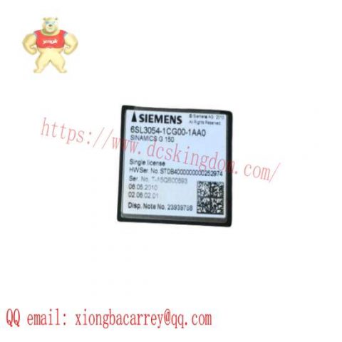 Siemens 6SL3 054-1CG00-1AA0 Compact Flash Card: Industrial Control Module
