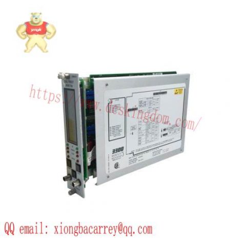 Bently Nevada 3300/20 Dual Thrust Monitor, Industrial Control Systems