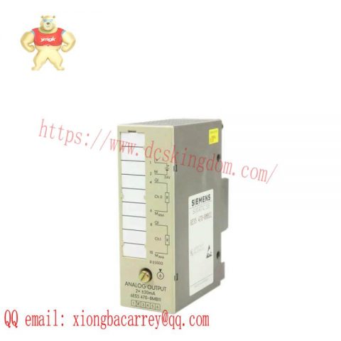 SIEMENS 6ES5470-8MB11 | Analog Output Module for Industrial Control Systems