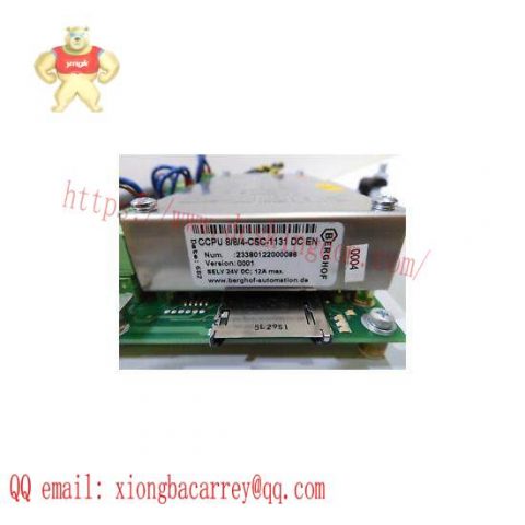 BERGHOF CCPU 8/8/4-CSC-1131 New: Advanced Industrial Control Module