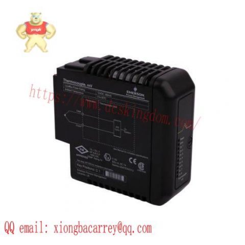 EMERSON KJ3002X1-BG2 12P1731X062 Thermocouple Module: Precision Temperature Sensing for Industrial Automation