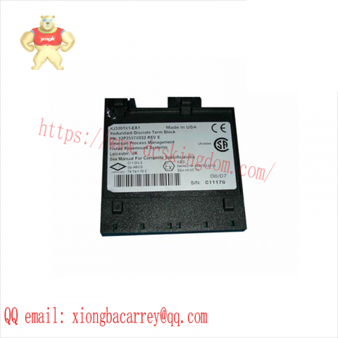 EMERSON KJ3201X1-EA1 Redundant Discrete Terminal Block: High Reliability, Scalable Solution for Industrial Automation