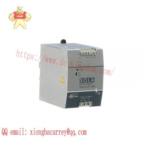 EMERSON SDN20-24-100C Power Supply, Designed for Industrial Control Solutions